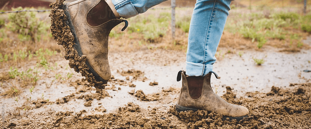 Clean Mud from Boots Shoes