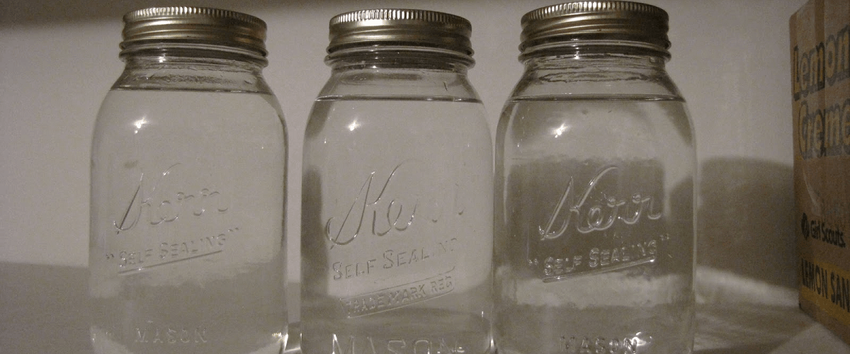water bottle storage prepping