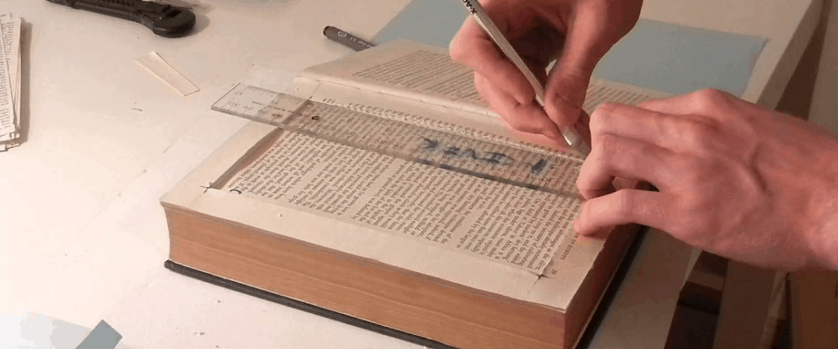 how to make book compartment secret hidden